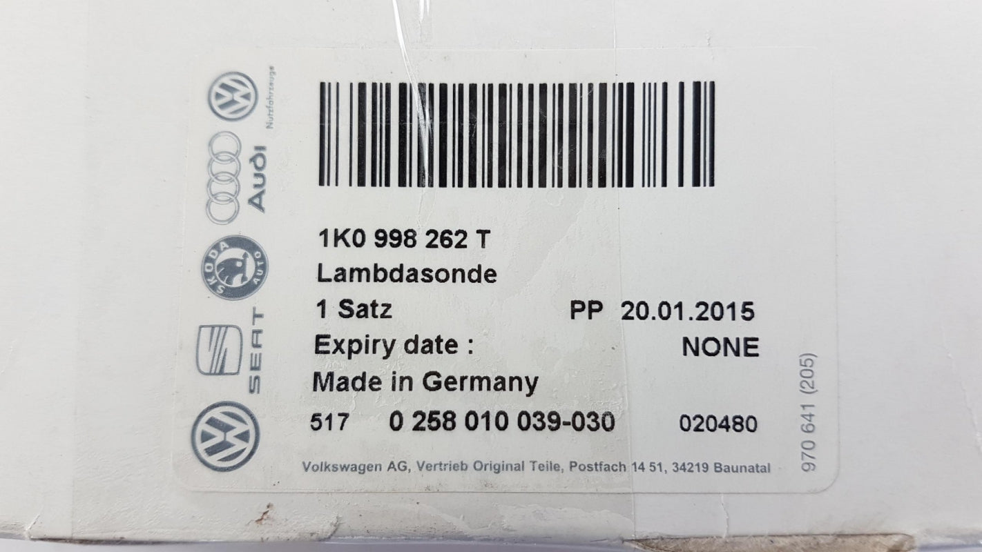 Original VW Golf VII AUDI A4 B8 SKODA Octavia II Lambdasonde 1K0998262T
