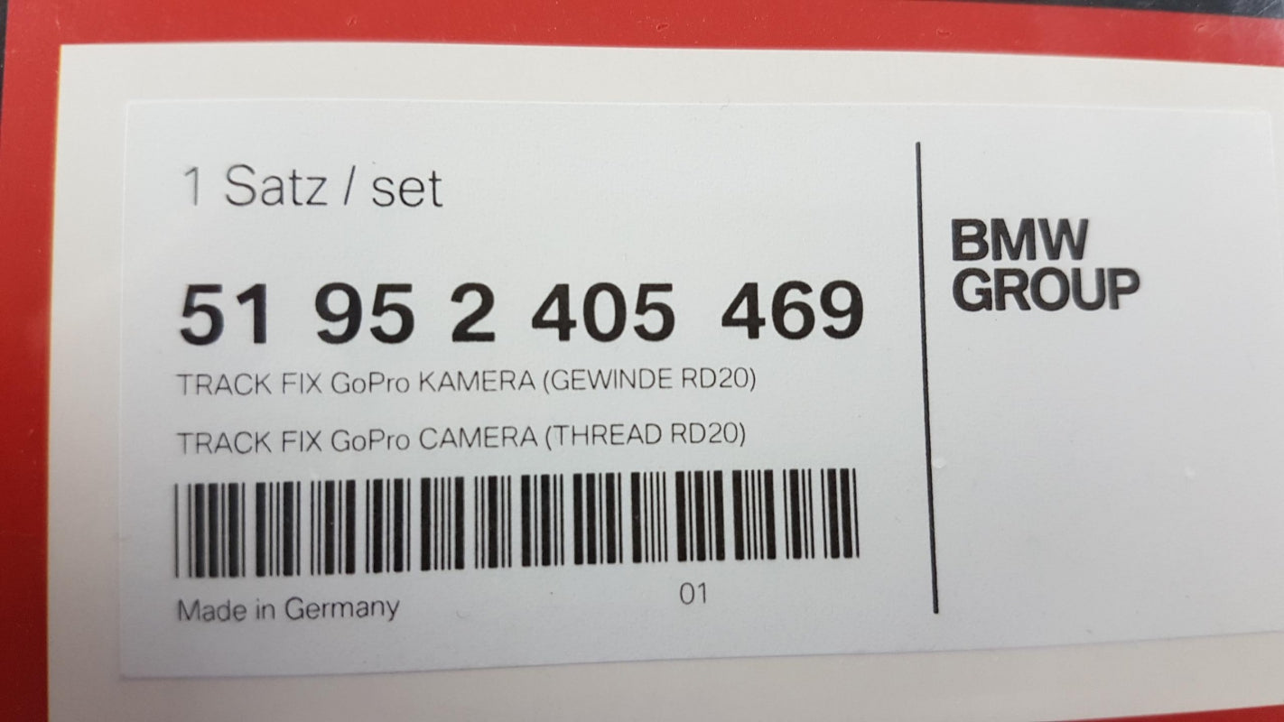 Original MINI F54 F55 F56 R60 R61 JCW Track Fix Action-Cam Halterung 51952405469