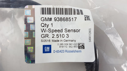 Original OE OPEL Raddrehzahl Sensor 93868517