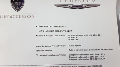 Original OE FIAT Ersatzlampe Satz 50926296