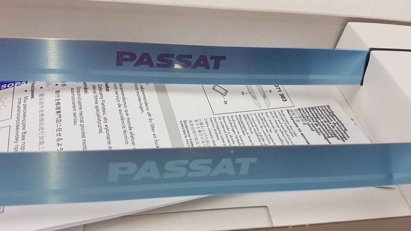 Original VW Passat B8 Einstiegsleistensatz 2-teilig Aluminium vorne 3G0071303