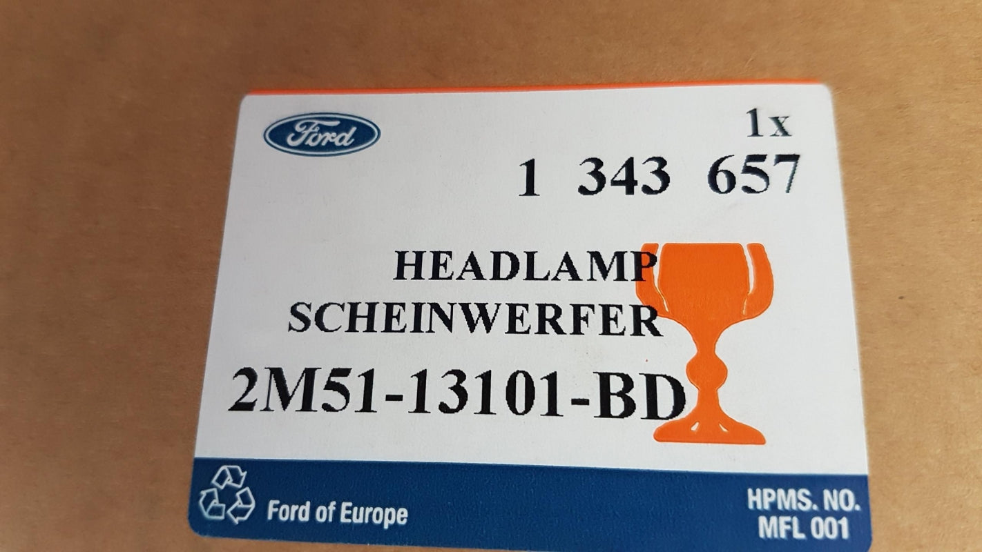 Original FORD Focus MK1 (1998-2005) Frontscheinwerfer Scheinwerfer Links 1343657