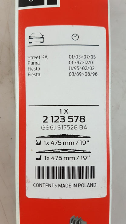 Original FORD Fiesta CX '89-'96 Puma '97-'01 Wischerblättersatz (2st) 2123578
