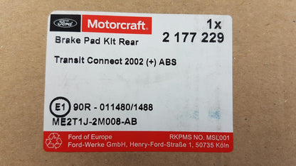 Original FORD Transit Connect MK1 Bremsbeläge Hinten 2177229