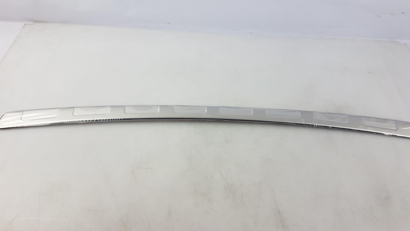 Original MITSUBISHI ASX 2013 - 2017 loading sill protection metal silver MZ380656EX 