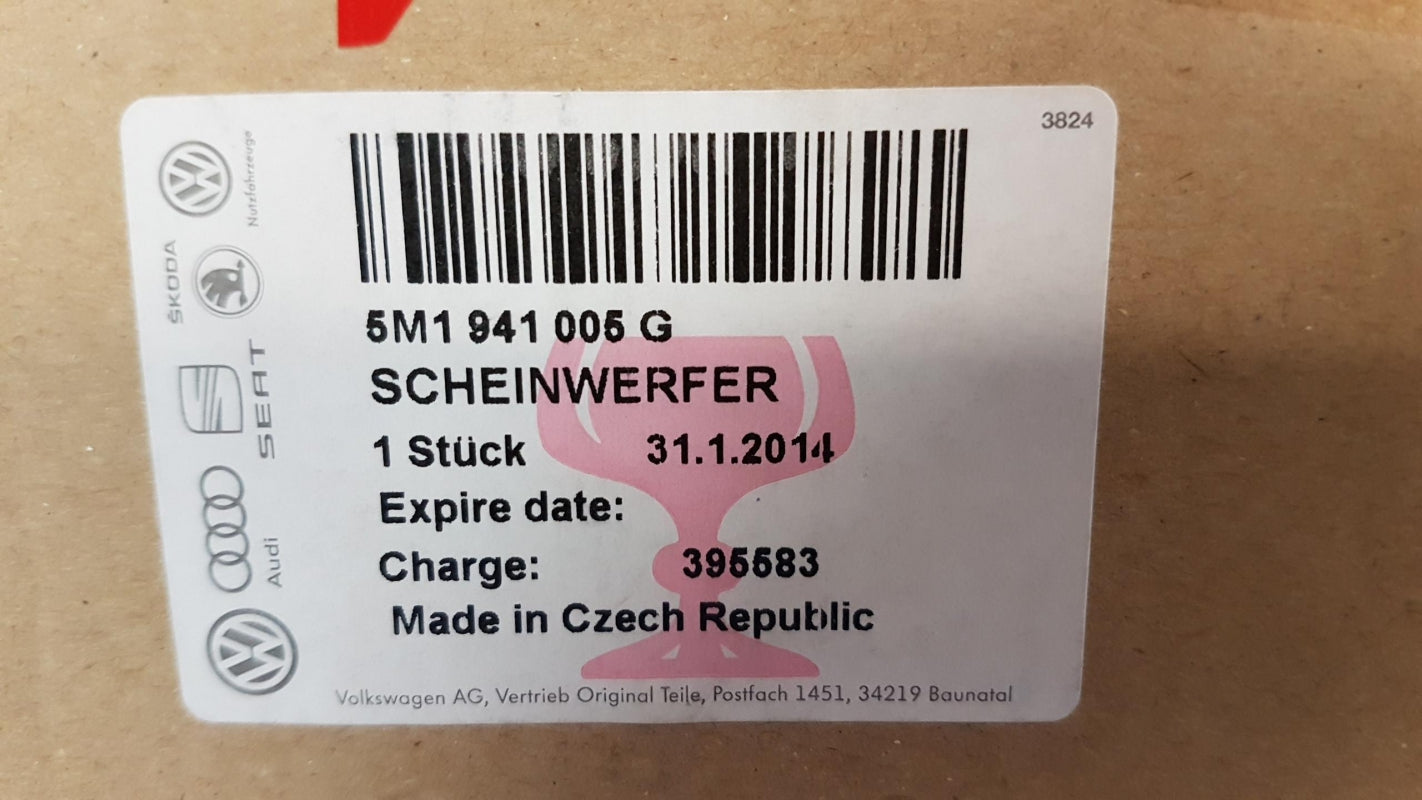 Original VAG GOLF IV Plus Scheinwerfer Links 5M1941005G