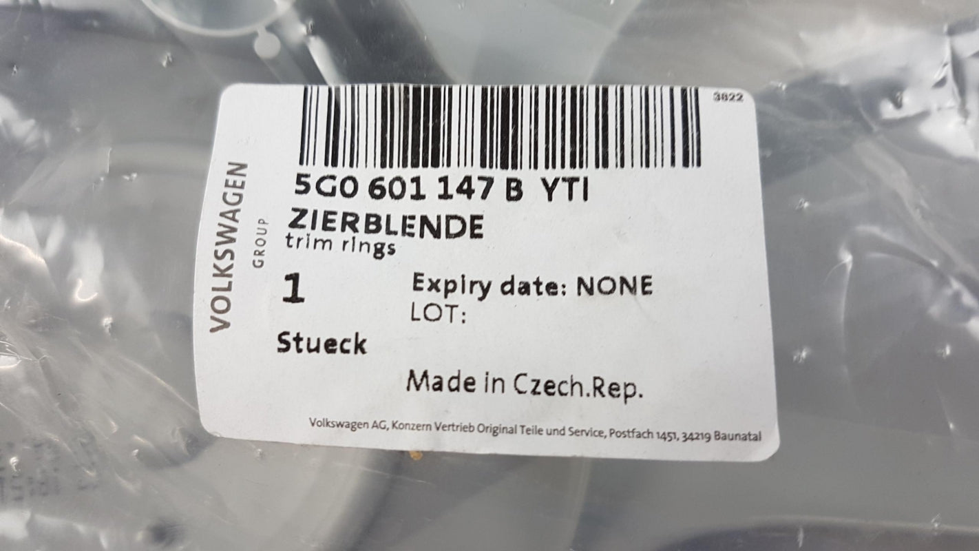 Original VW Golf 7 e-Golf Radzierblende Radkappe 16" 5G0601147BYTI
