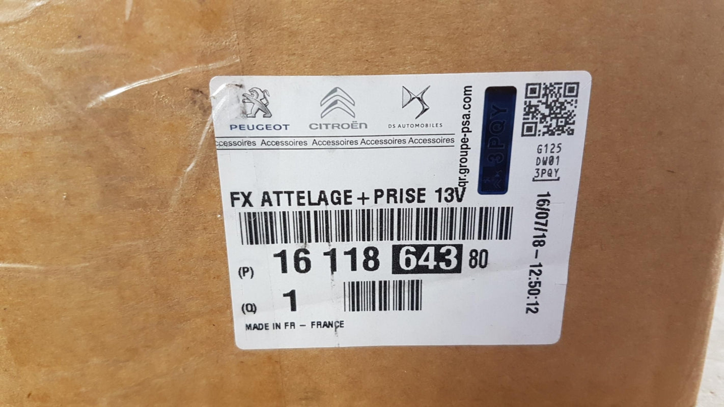 Original PEUGEOT 308 SW II E-Satz Kabelsatz Anhängerkupplung 13-polig 1611864380