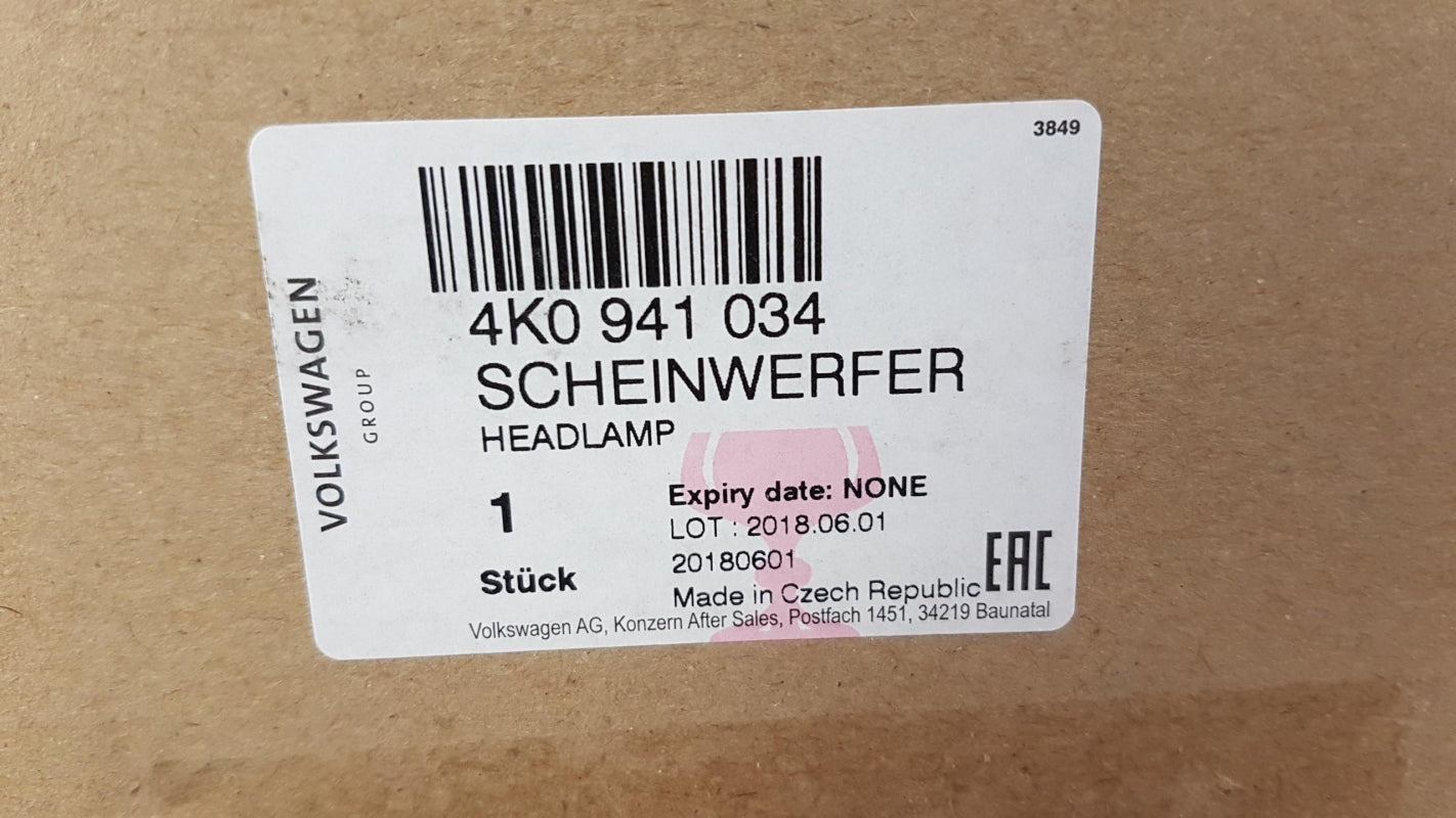 Original AUDI A6 2018-2020 LED Scheinwerfer Hauptscheinwerfer Rechts 4K0941034