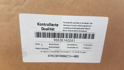 Original PORSCHE Cayenne 2003-2010 1x Bremsscheibe Vorne Rechts 95535140241