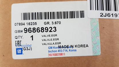 Original OPEL Antara CHEVROLET Cruze Captiva 2.2 CDTi Euro5 AGR Ventil 96868923