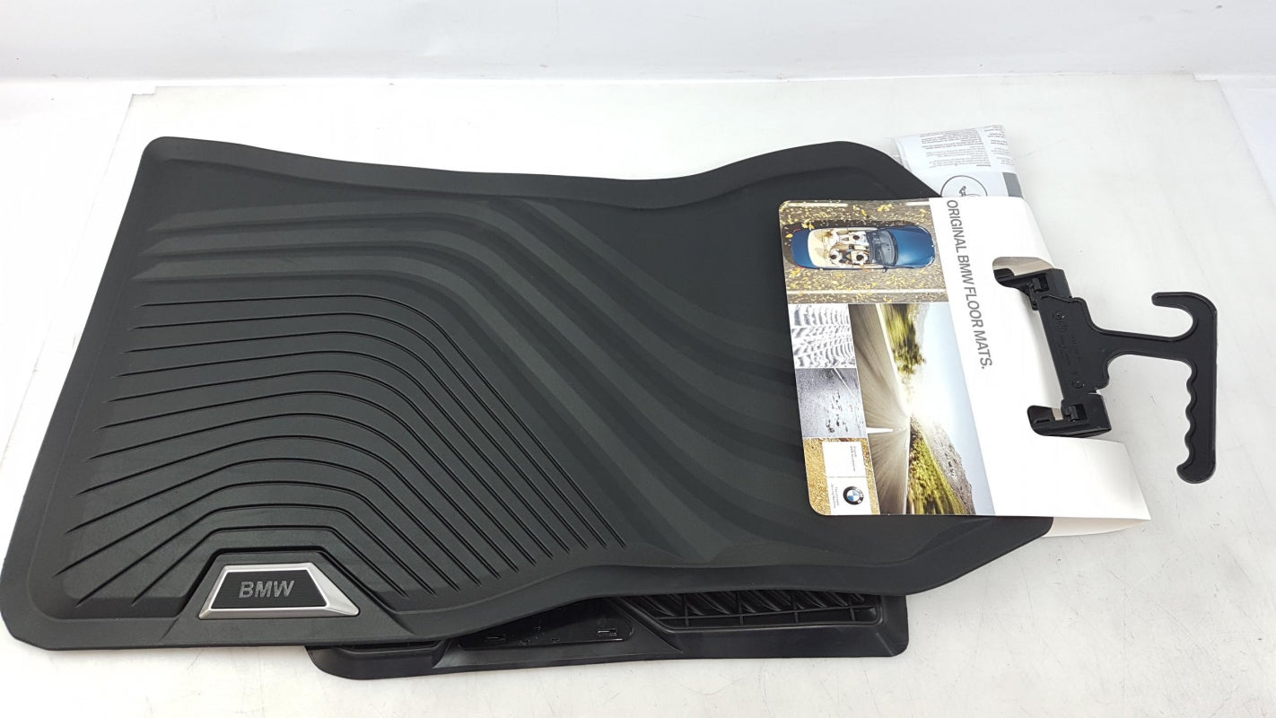 Original BMW 3er G20 Fußmattensatz Schwarz Gummi Vorne (2 Stück) 51472461168