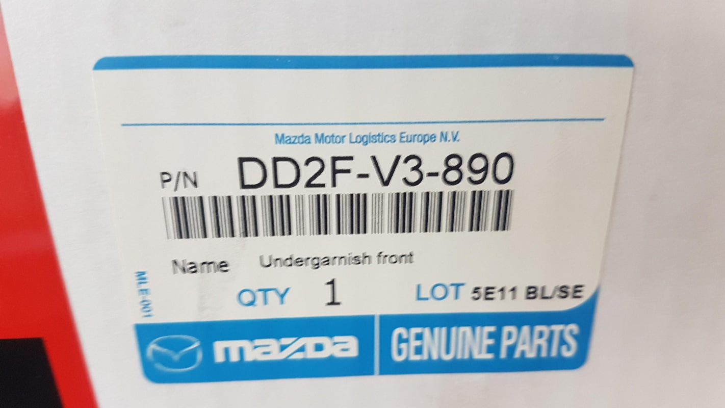 Original MAZDA CX-3 DK 2015> Unterfahrschutz vorne silber DD2FV3890