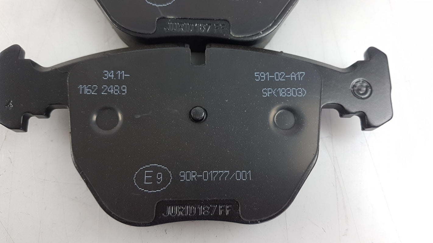 Original BMW 5' E39 7' E38 X5 E53 Bremsbeläge Asbestfrei Vorne 34116761252