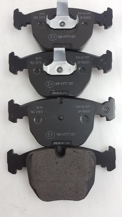 Original BMW 5' E39 7' E38 X5 E53 Bremsbeläge Asbestfrei Vorne 34116761252