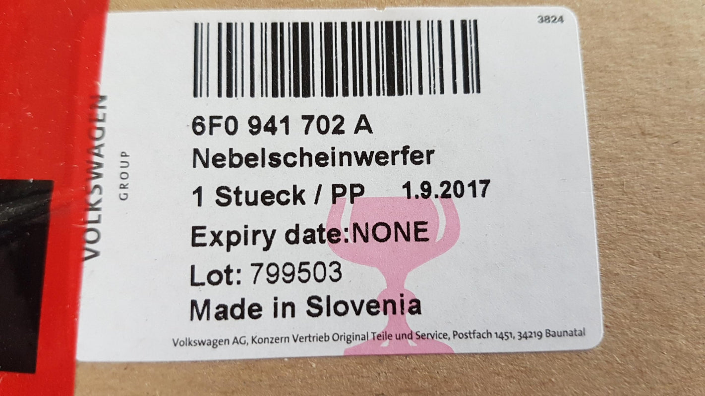 Original OE Volkswagen Nebelscheinwerfer 6F0941702A
