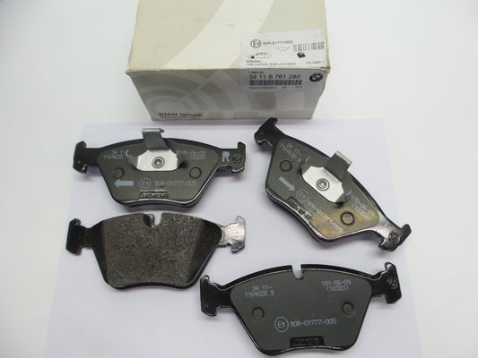 Original BMW 5' E39 Bremsbeläge Bremsklötze Asbestfrei Vorne 34116761280