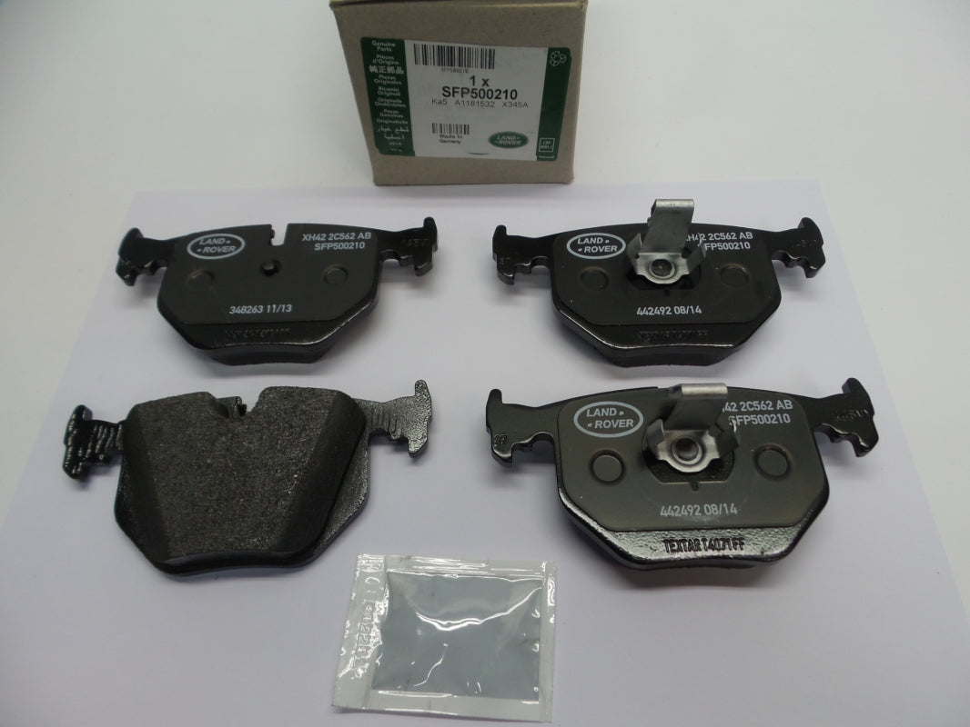 Original RANGE ROVER Bremsbeläge Bremsbelagsatz Scheibenbremse hinten SFP500210