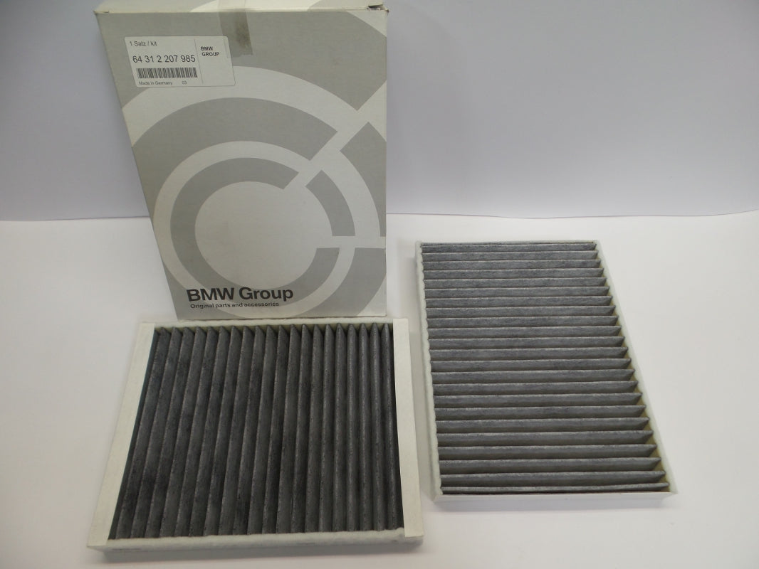 Original BMW 5 Series E39 cabin filter pollen filter Kohler set 64312207985 