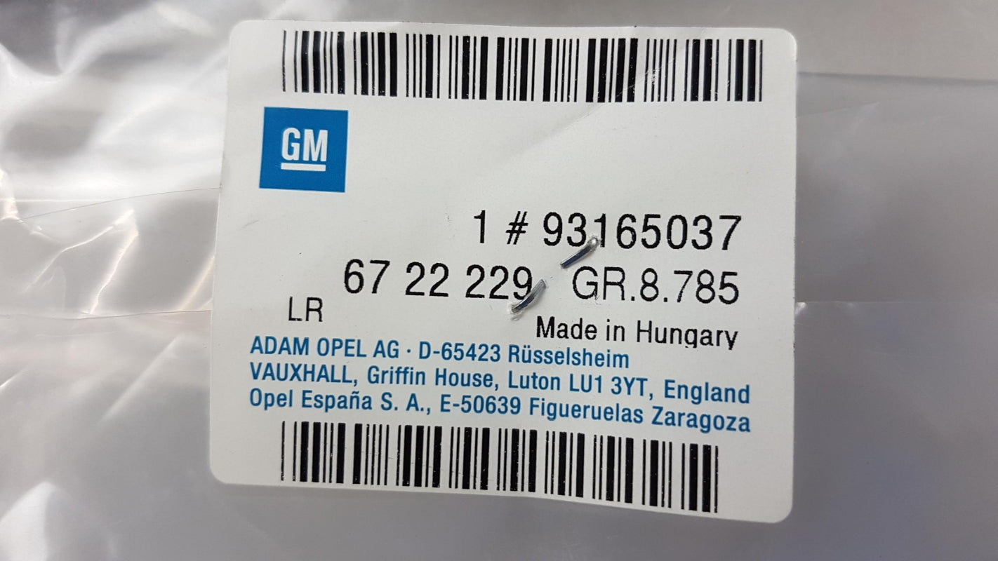 Original OPEL Agila-B Corsa-D Vectra-C Kofferraum Ablagekasten 93165037