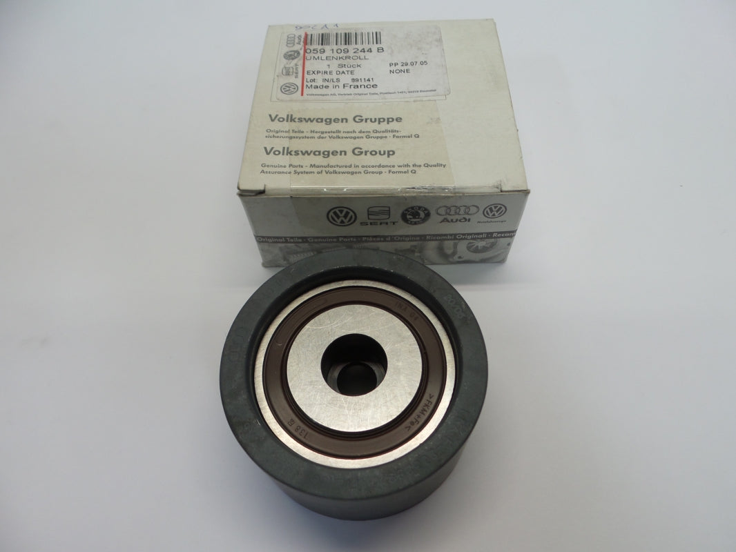 Original AUDI A4 A6 A8 VW Passat SKODA Superb tension pulley deflection pulley 059109244B