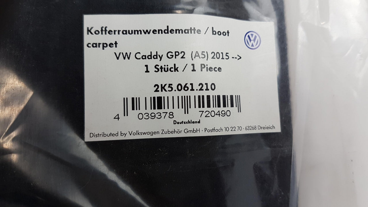 Original OE Volkswagen Kofferraummatte 2K5061210