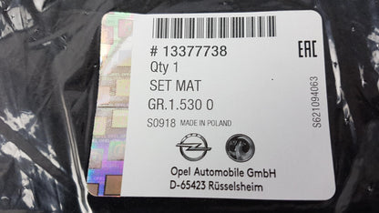 Original OE OPEL Fußmattensatz 13377738