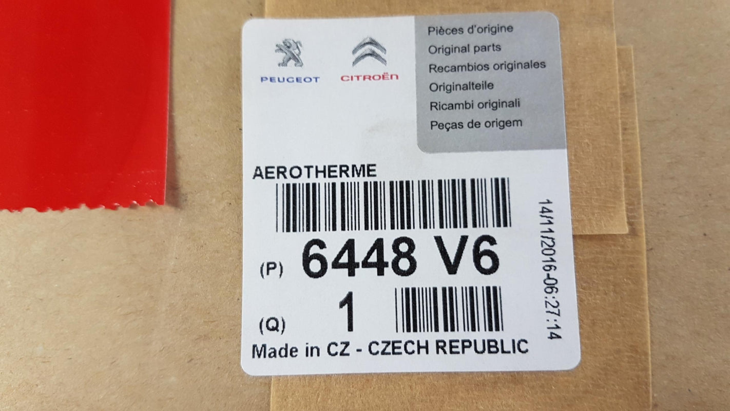 Original PEUGEOT 308 408 Innenraumheizung Wärmetauscher 6448V6