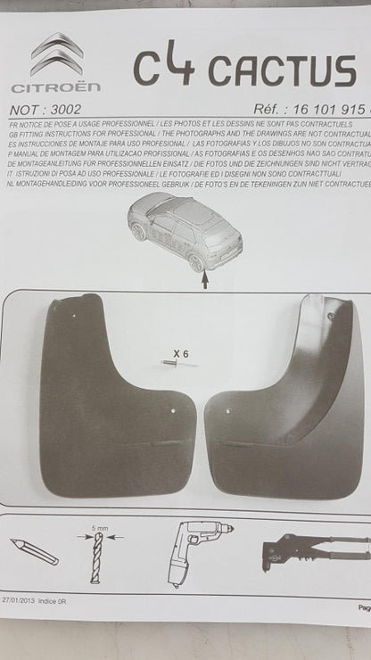 Original OE Peugeot Schmutzfänger 1610191580