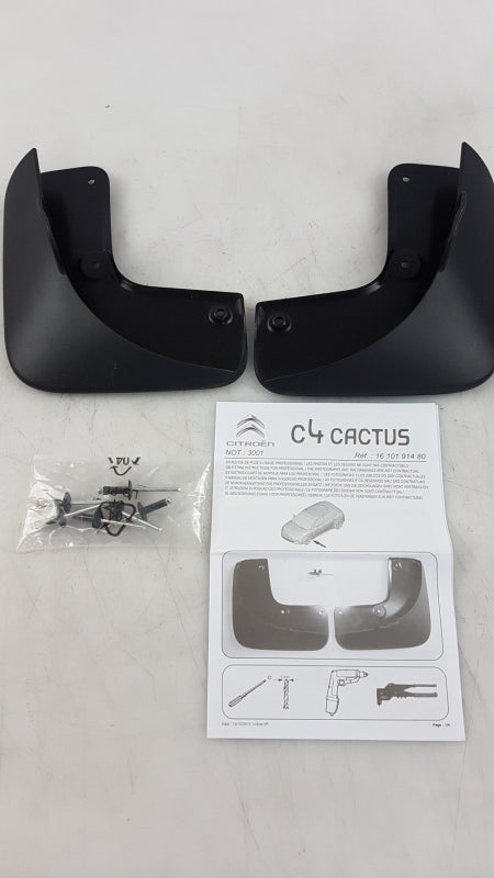 Original CITROEN Cactus C4 2014 > Schmutzfänger 2 Stück  Vorne 1610191480