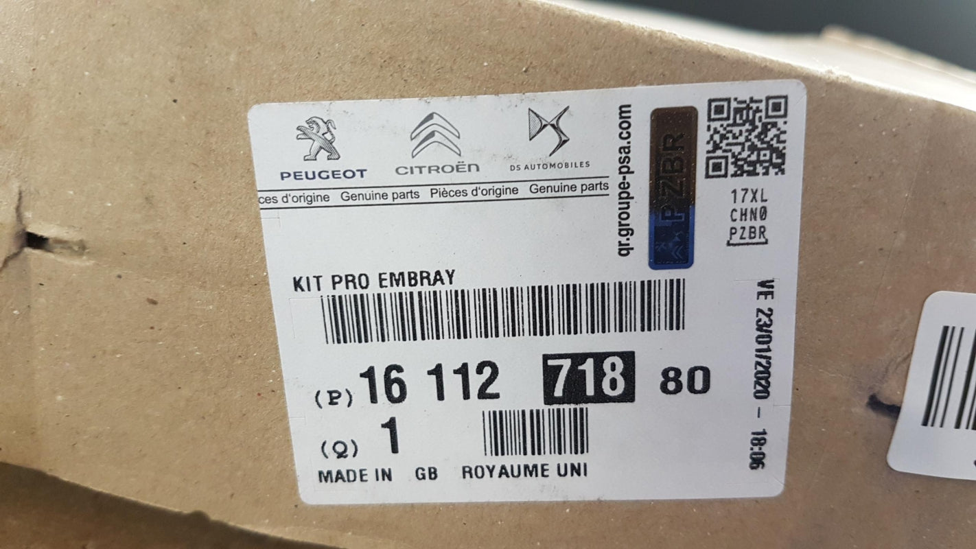 Original PEUGEOT 407 508 RCZ CITROEN Jumpy C4 C5 2.0HDi Kupplungssatz 1611271880