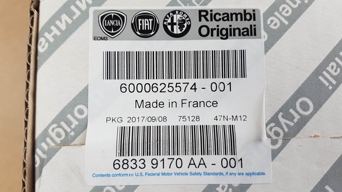 Original ALFA ROMEO Giulietta (940) AGR-Ventil Abgasregelventil 6000625574