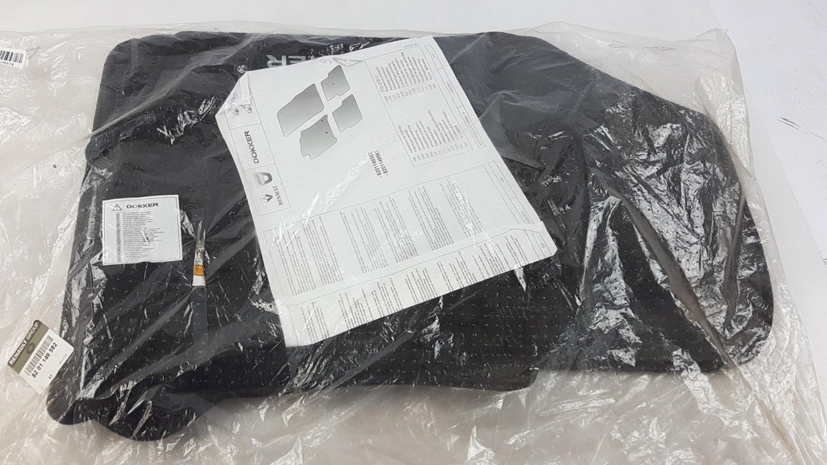 Original RENAULT / DACIA Dokker (K67) Fußmattensatz 4-teilig Textil 8201149582
