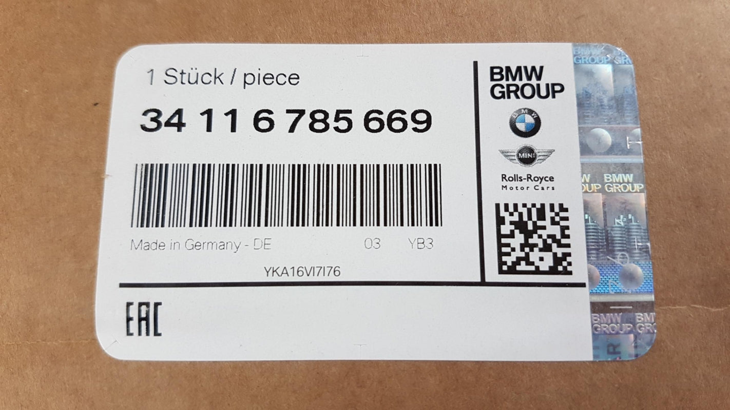 Original OE BMW Bremsscheibe (1 Stück) 34116785669