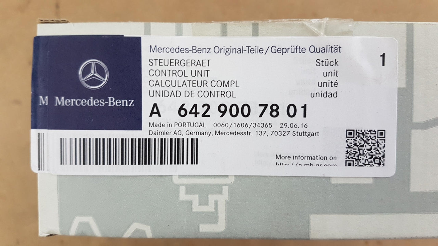 Original MERCEDES-BENZ W203 W211 X164 OM642 Glühkerzen Steuergerät A6429007801