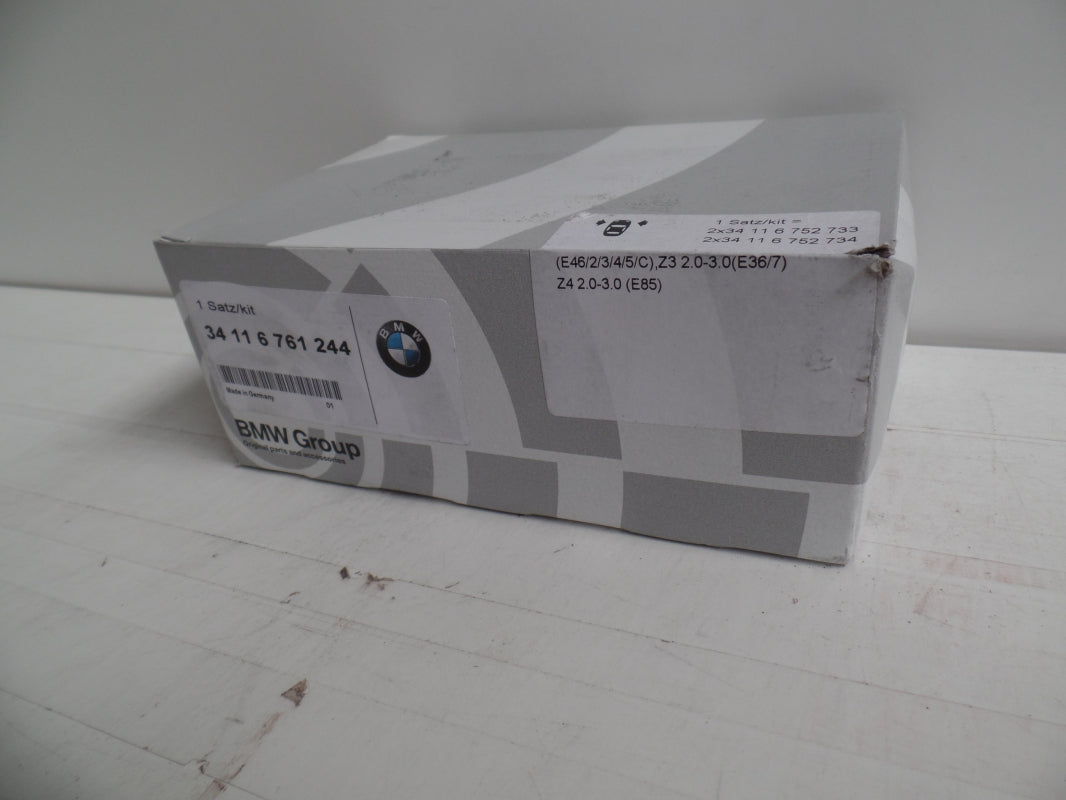 Original BMW 3' E36 E46 Z3 E36 Z4 E85 Bremsbeläge Bremsklötze vorne 34116761244