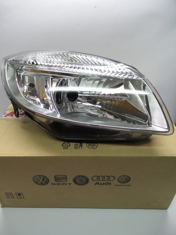 Original SKODA Fabia Hauptscheinwerfer Frontlicht Halogen rechts 5J1941018