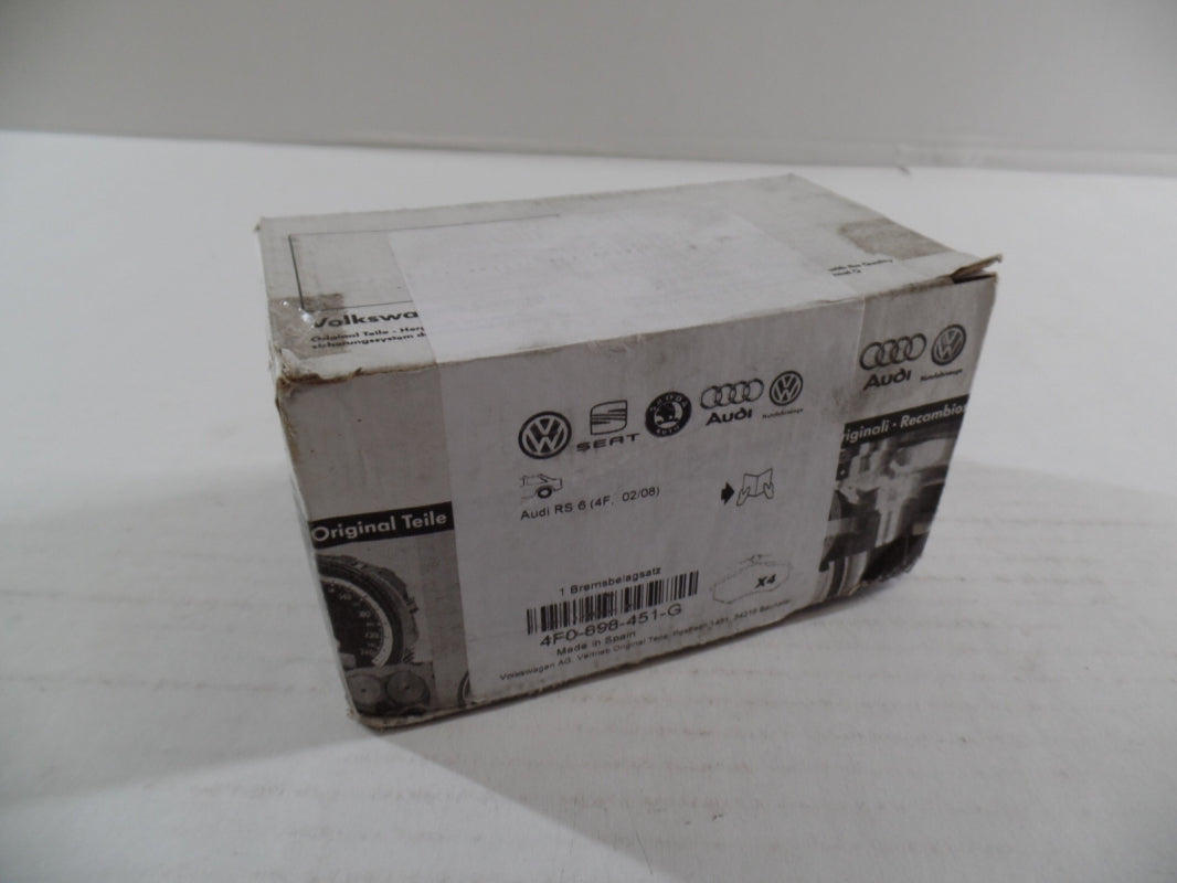 Original AUDI RS6 '08-'11 Bremsbeläge Bremsklötze 356X28mm hinten 4F0698451G
