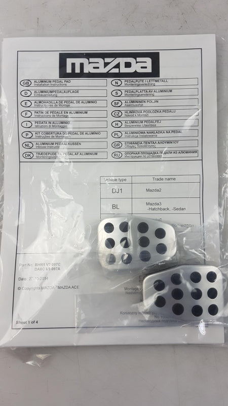 Original OE MAZDA Pedalauflagen DA6CV9097A