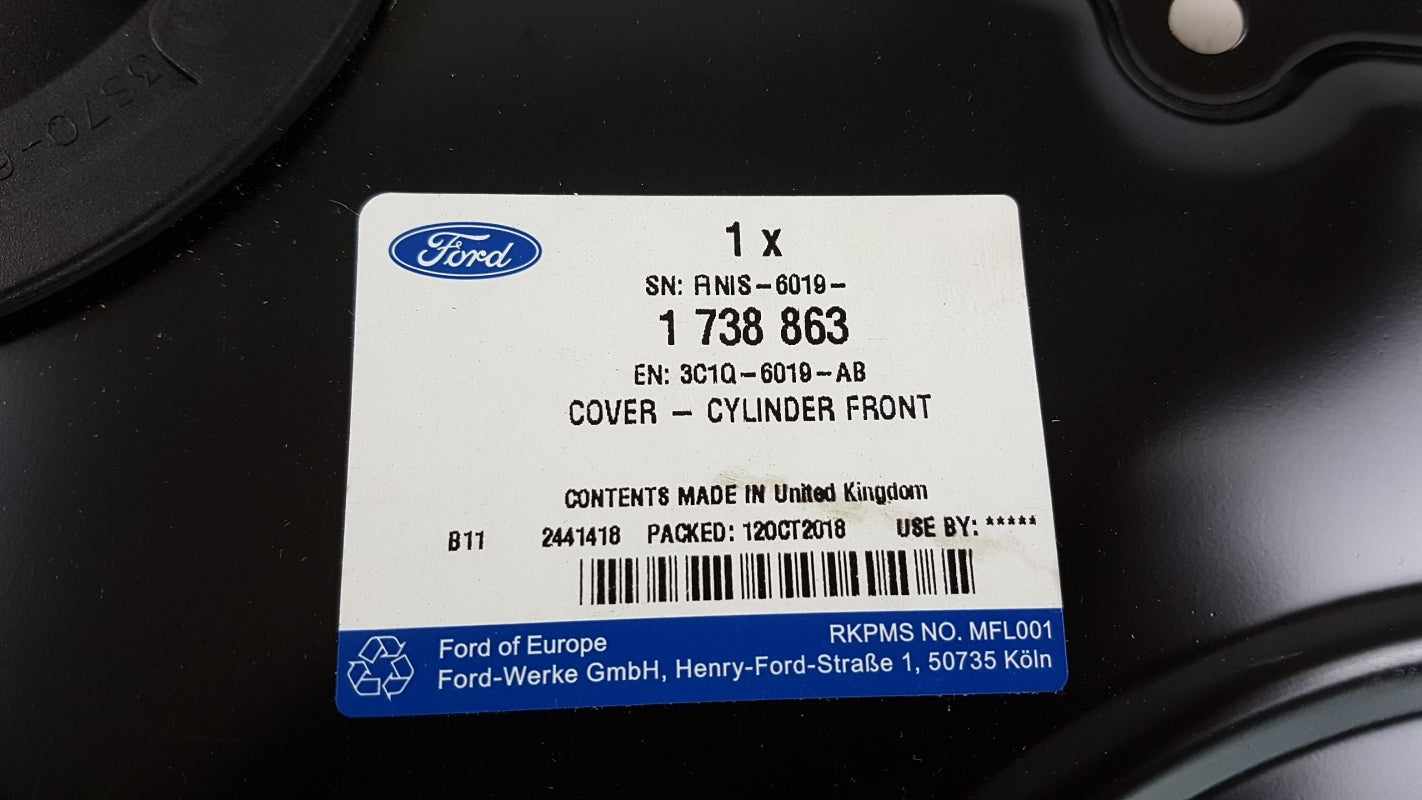 Original FORD Duratorq Dieselmotor Zylinderblock Abdeckung vorne 1738863