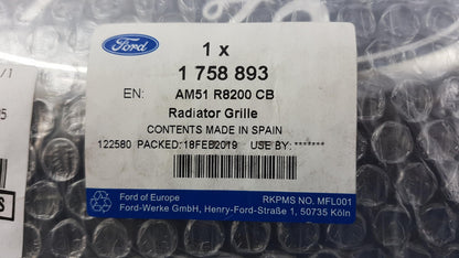 Original FORD C-Max II 2010-2015 Kühlergitter Schwarz/Chrom 1758893