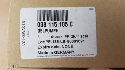 Original AUDI A3 VW Caddy Golf Passat Polo Touran 1.9 2.0 TDI Ölpumpe 038115105C