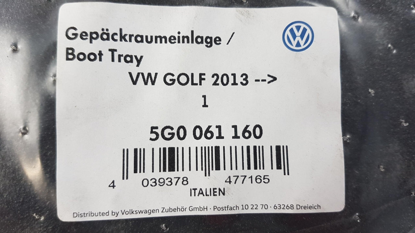Original OE Volkswagen Gepäckraumwanne 5G0061160