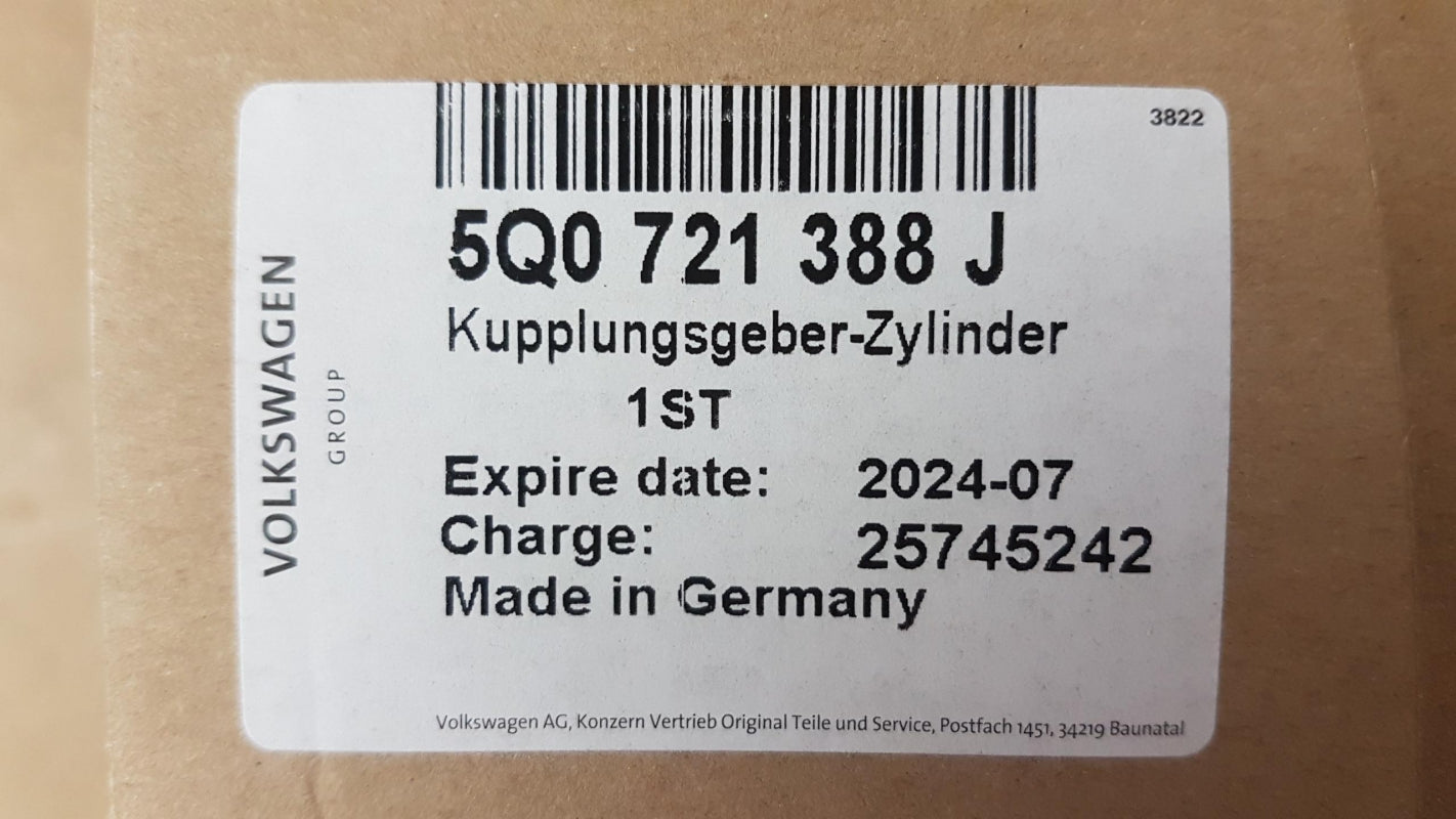 Original OE Volkswagen Kupplungsgeberzylinder 5Q0721388J