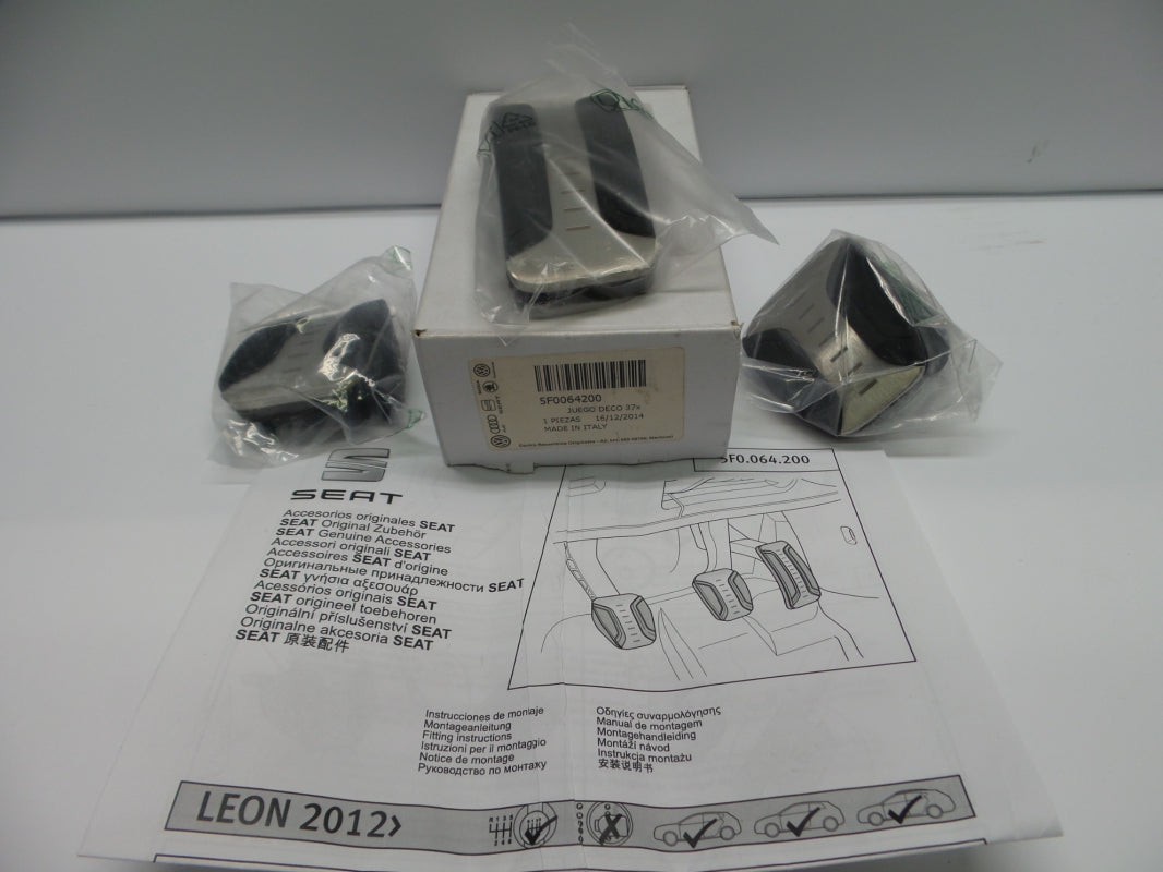 Original SEAT Leon 2012- Sport Pedalauflagen für Schaltgetriebe 5F0064200