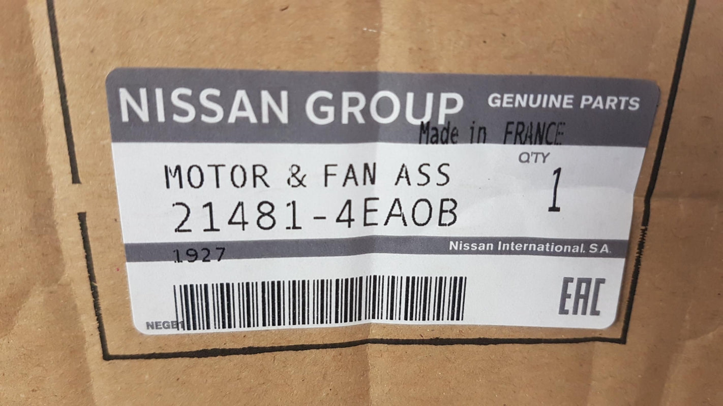 Original NISSAN Qashqai Motorkühlung Lüfter 214814EA0B