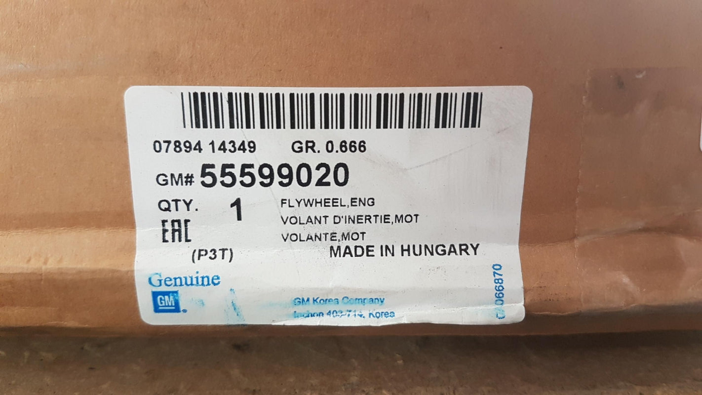 Original OPEL Astra-J Insignia-A Zafira-C  Corsa-E 1.4 Schwungrad 55599020