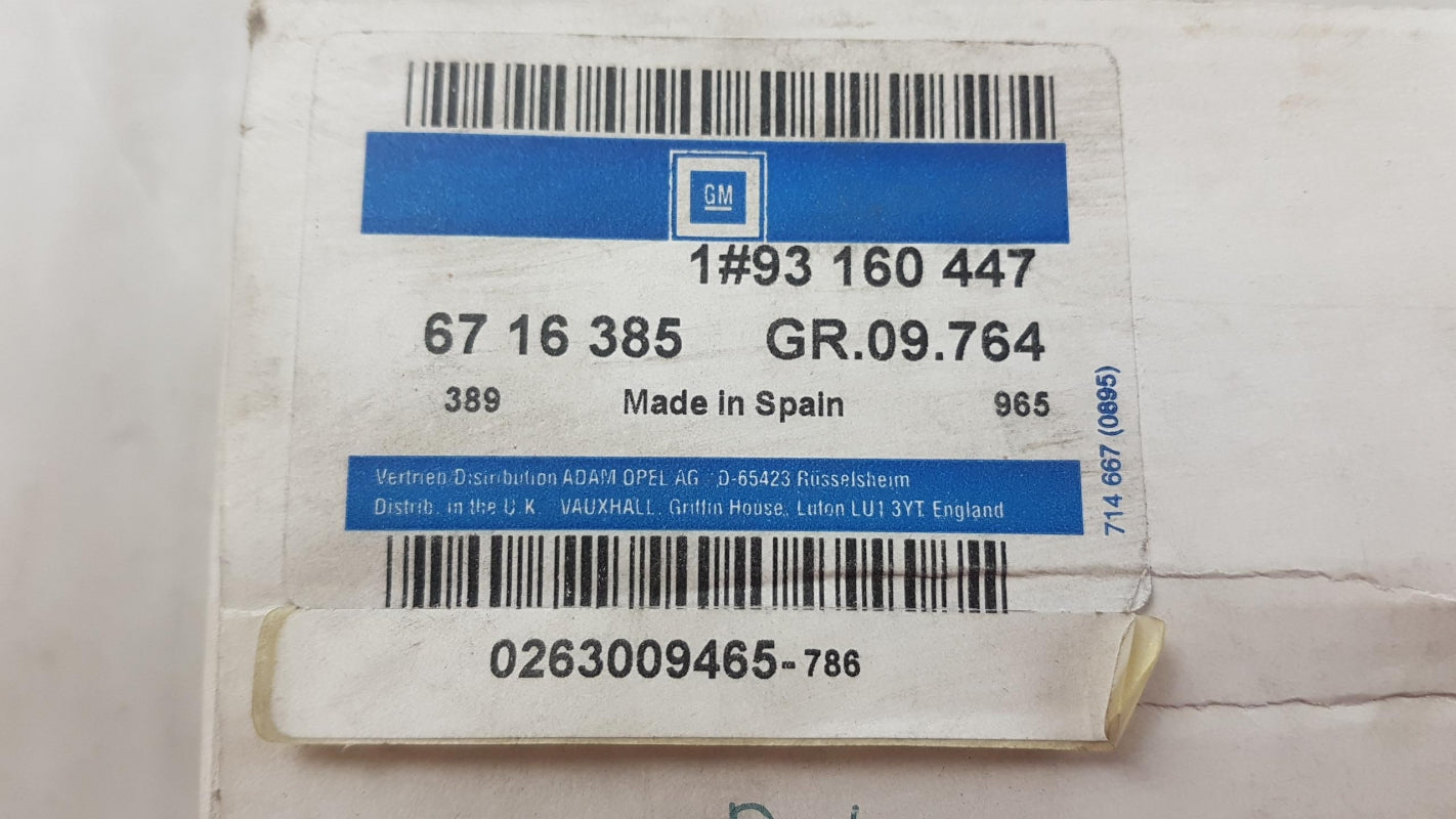 Original OE OPEL Montagesatz 93160447