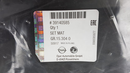 Original OPEL Zafira-C Gummimatten Gummi Fußmattensatz 4 Stück 39140585