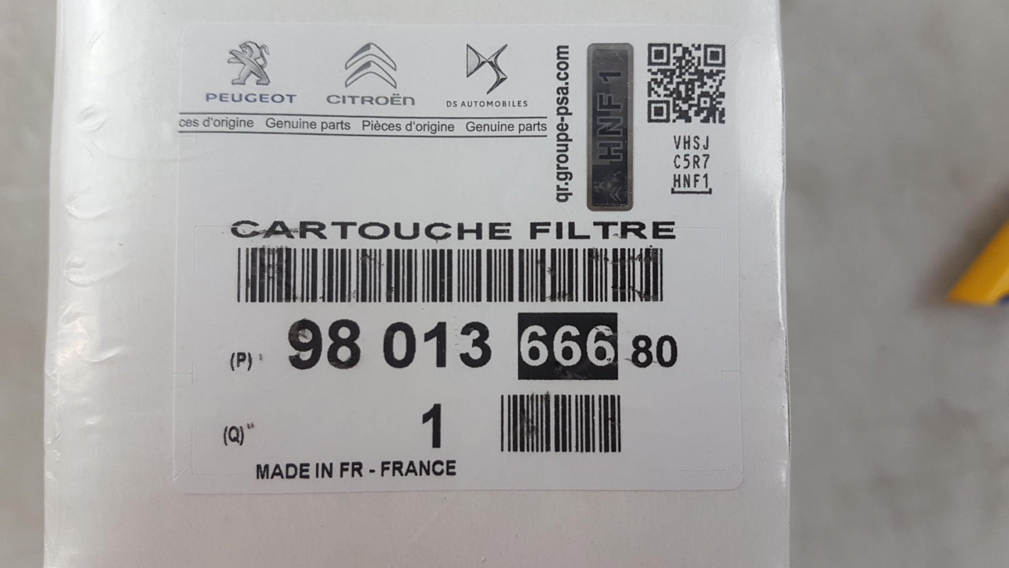 Original CITROEN C3 C4 PEUGEOT 2008 3008 Kraftstofffilter 1.6 2.0 HDi 9801366680